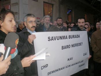 İSTANBUL BAROSU - İstanbul Barosu Önünde Kck Protestosu