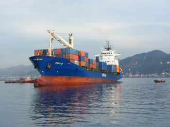 ODESSA - Rize Limanı’na Uluslararası Konteyner Gemilerinin Seferleri Başladı