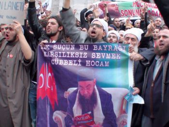 CÜBBELİ AHMET HOCA - Cuma Sonrası 'cübbeli Ahmet'e Destek Eylemi