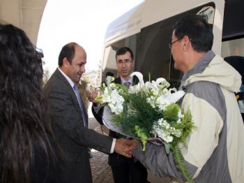 TURAN ERDOĞAN - Dünya Satranç Şampiyonasına Katılacak İlk Kafile Mardin’e Geldi