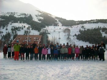AHMET AKTAŞ - Kayak Kursunda Geleceğin Şampiyonları Yetişiyor