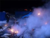 Van'da çadır yandı: 6 yaralı