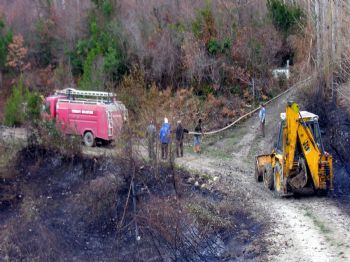 Yenikent'te Korkutan Yangın