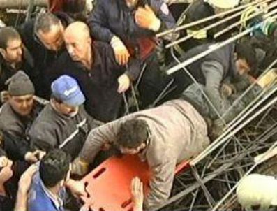 Nevşehir'de cami inşaatı çöktü: 1 ölü