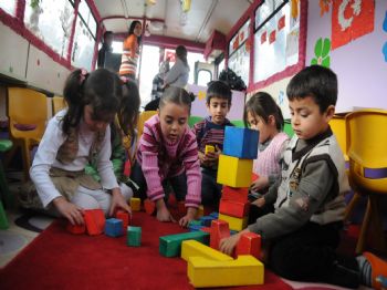 MUHSİN ERTUĞRUL - Gezici Eğitim Otobüsü'nde Eğitimlerini Tamamlayan Öğrencilere Ab Sertifikası