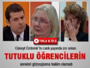 Cüneyt Özdemir'in canlı yayında zor anları