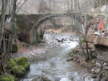 150 Yıllık Taş Köprü Gün Yüzüne Çıkacak