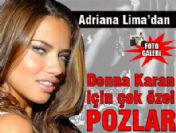 Adriana Lima Donna Karan için özel poz verdi