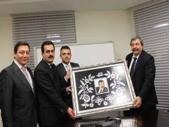 ABDÜLKADIR KONUKOĞLU - Bakiad Heyetinden Sanko’ya Teşekkür Ziyareti