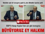 BDP'li Hasip Kaplan'dan şiir gibi konuşma