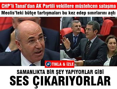 MAHMUT TANAL - Tanal'ın sözleri Meclis'i karıştırdı