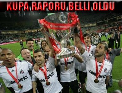 Beşiktaş'ın kupa raporu