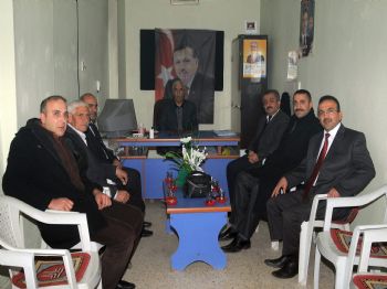 MUSTAFA BULUT - Memur-sen'den Ak Parti Çelikhan İlçe Başkanına Ziyaret