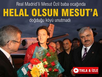 MOURINHO - Mesut Özil, özel uçakla memleketi Zonguldak'ta