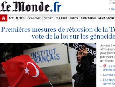LE MONDE - Erdoğan'ın resti Fransız basınında