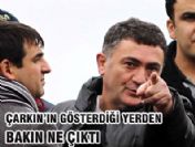 Ayhan Çarkın yer gösterdi