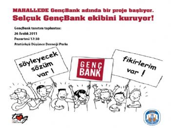 Selçuk “gençbank” Ekibi Kuruluyor