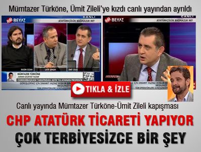 LATİF ŞİMŞEK - Canlı yayında Türköne-Zileli'nin Atatürk kapışması