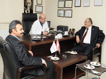 AHMET AKıN - Milletvekili Uslu ve Başkan Külcü'den Elitpark'a Ziyaret