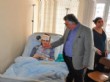 Sadak'tan Kazada Yaralanlara Geçmiş Olsun Ziyareti