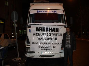 FARUK KÖKSOY - Ardahan’dan Van’a Yardım