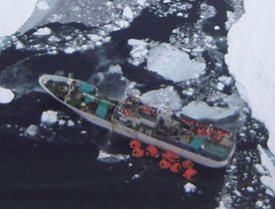 ANTARKTIKA - Antarktika sularında 10 gündür kurtarma bekleyen gemiye ulaşıldı