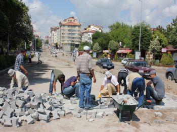 CEVHER DUDAYEV - 351 Bin 140 Metrekare Kilitli Parke Taşı Döşendi