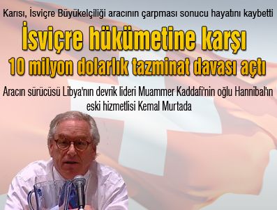 MUAMMER KADDAFI - İsviçre'ye 10 milyon dolarlık dava
