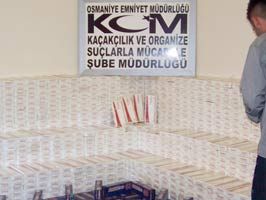 Osmaniye'de Kaçak Sigara Operasyonu
