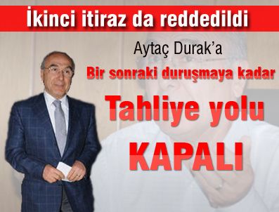 KÜRKÇÜLER - Aytaç Durak'ın ikinci itirazı da reddedildi