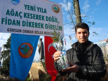 Giresun’da Bin 500 Adet Fidan Dağıtıldı