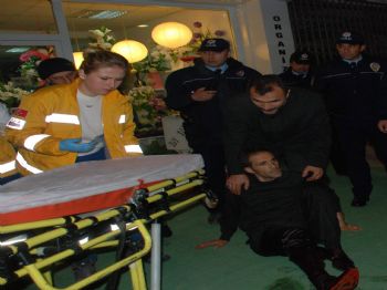 Kendisini Bıçaklayanı Yaralı Halde 250 Metre Kovaladı