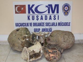 Kuşadası’nda Tarihi Eser Operasyonu