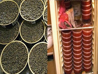 Morgda 175 kilo havyar bulundu