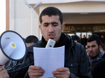 HAKAN ALGÜL - Üniversiteliler Şırnak'taki Olayı Protesto Etti