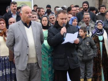 Çukurca'da Şırnak Olayı Protesto Edildi