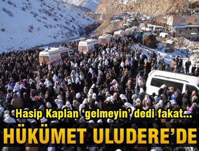 MAHİR ÜNAL - Hükümetten Uludere'ye ilk ziyaret