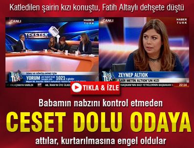 FATİH ALTAYLI - Şair Metin Metin Altıok'un kızından çarpıcı iddia