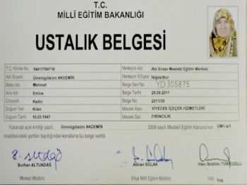 AKTOPRAK - 65 Yaşında Ustalık Belgesi Aldı