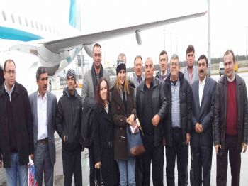 İSMAIL EROĞLU - Başkan Karahan 14 Kişilik Heyet İle İtalya’ya Çıkarma Yaptı