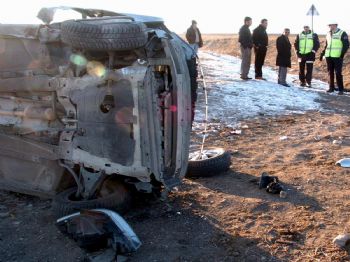 Kars’ta Trafik Kazası: 1 Ölü 3 Yaralı