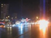 LPG'li araç bir anda alev aldı