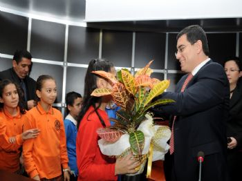 Öğrenciler Başkan Tütüncü'yü Ziyaret Etti