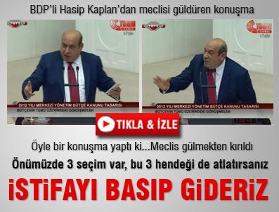 HASIP KAPLAN - BDP'li Kaplan: İstifayı Basıp Eve Gideceğiz