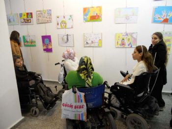 TOSMUR - Engellilerin Sorunları Resimlere Taşındı