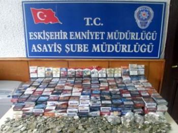 Eskişehir'de Sigara ve Bozuk Para Çalan Hırsız Yakalandı