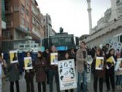 Hopa olaylarında tutuklananların serbest bırakılması için Tbmm önünde eylem