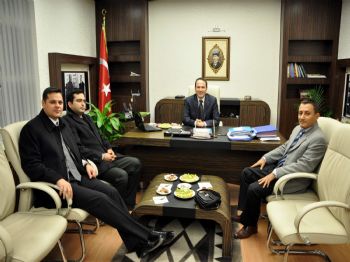 ABDULLAH UÇGUN - Kaymakamlardan Hayırlı Olsun Ziyareti