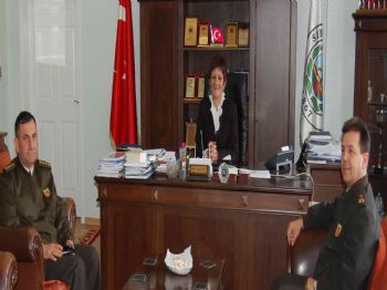 Tuğgeneral Yılmaz, Simav Belediye Başkan Vekilini Ziyaret Etti