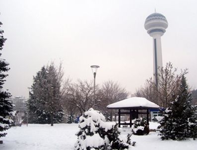 Ankara'da Kar Yağışı Başladı